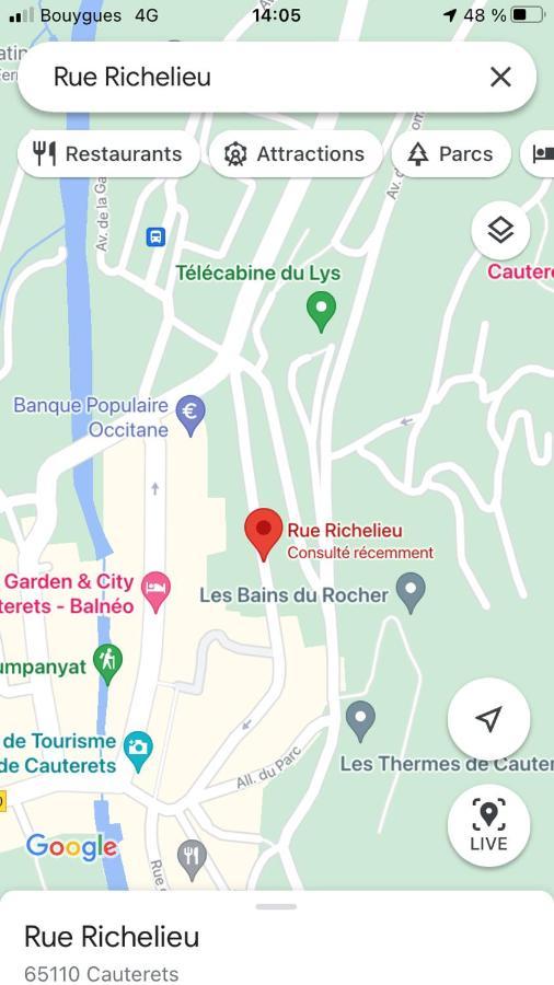Appart 6 Pers Renove En Plein Coeur De Cauterets Exteriér fotografie